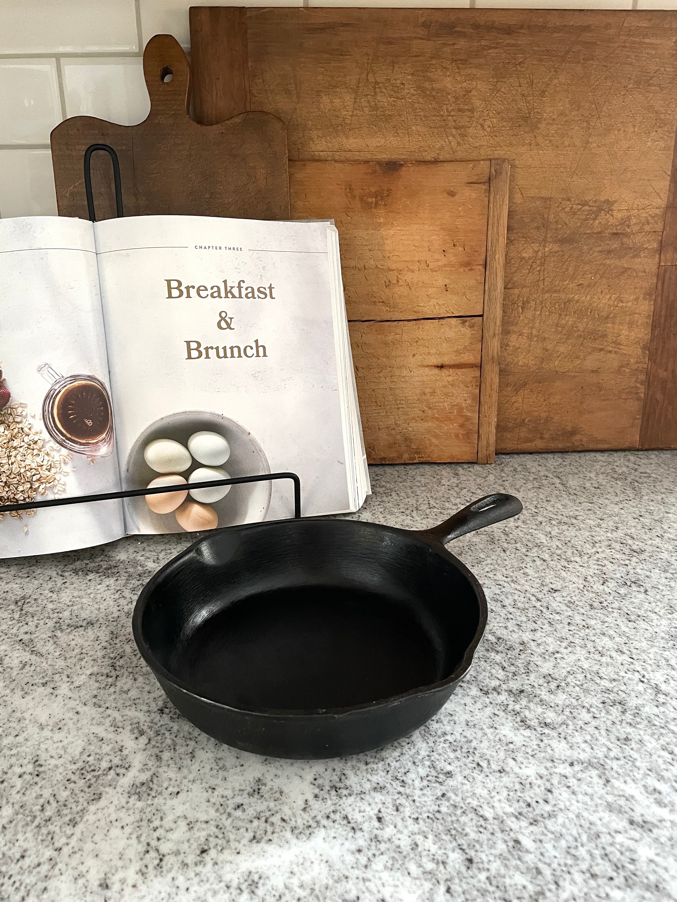 poêle vintage, poêle en fonte, 5 poêles, poêle noir, poêle, poêle de 20 cm (8 po.), décor de ferme, décor de cuisine, décor primitif