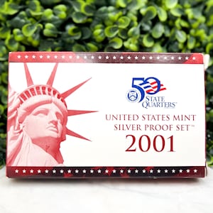 2001 United States Mint Silver Proof Set