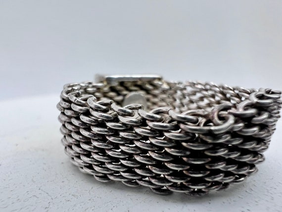 Square Purple Gem Statement Ring,  Sterling Silve… - image 5