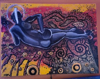 Jet Noir in Repose