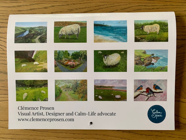 Calendar 2024 Irish Landscapes and Sheep Etsy Ireland