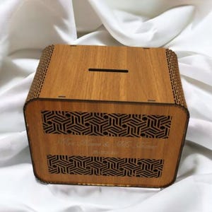 Wedding Card Box, Personalized Box, Wedding Decor, Wooden Envelope Box, Card Box for Wedding, Gift Box, Wedding Gifts