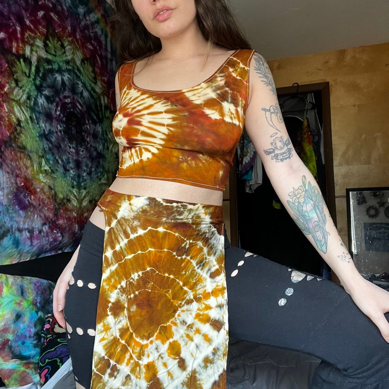 nike tie dye crop top