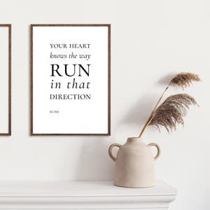 Rumi Quote Poster: Inspirational Poetry Wall Art (Digital Download)