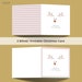 Printable Christmas Card Digital Download Printable, Bifold, Flat, New ...