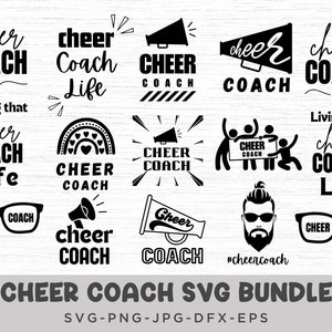 Cheer Coach svg bundle, Cheer Coach Svg, Cheerleader Svg, Cheer Mom Svg, Cheer Svg, Cheer Coach Shirt, Cheer Coach Png, Cheer Coach Gift