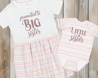Custom Matching Sister Dresses: Big Sister, Middle Sister, Little Sister Knit Outfits