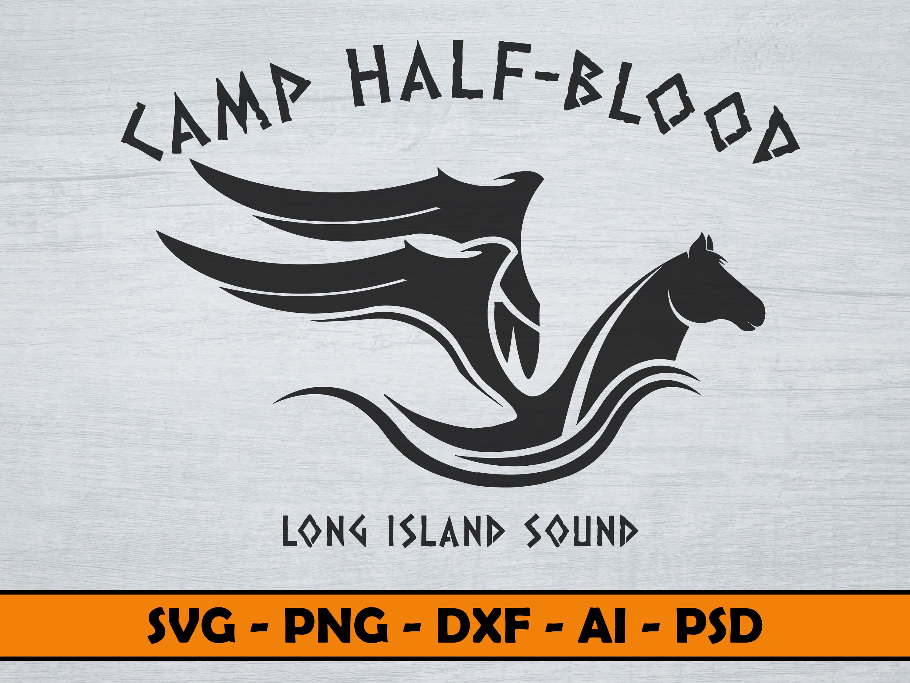 Camp Half Blood Long Island Sound Svg, Camp Half Blood Svg, Png Dxf Eps File