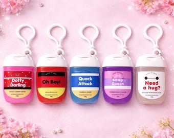 Scented Hand Gel Clip-On | Aloe Vera, Travel Size, UK Made (29g)