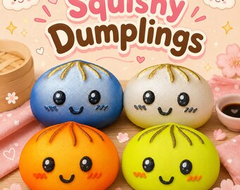Squishy Dumplings Bath Bombs | Handmade