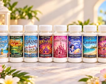 Magically Scented Carpet Freshener | Odour Eliminator | shake n vac | Grand | Banshee | Castaway | H2O | Disney