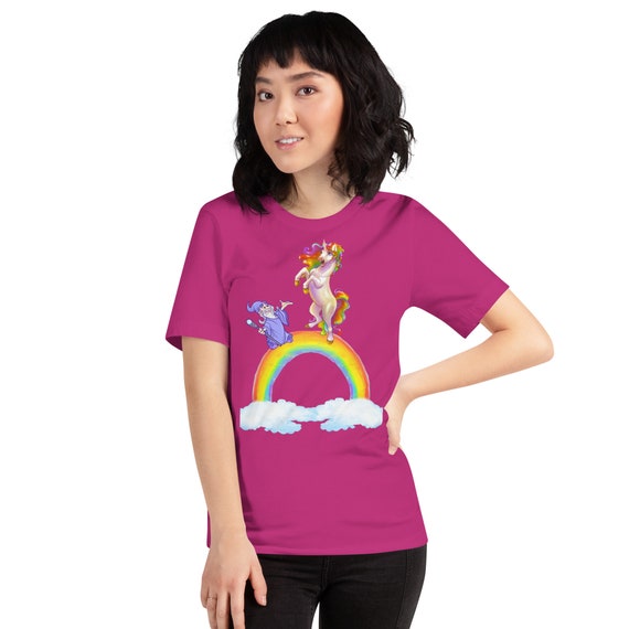 Short-sleeve Unisex T-shirt -- Unicorn, Rainbow, Wizard - Etsy