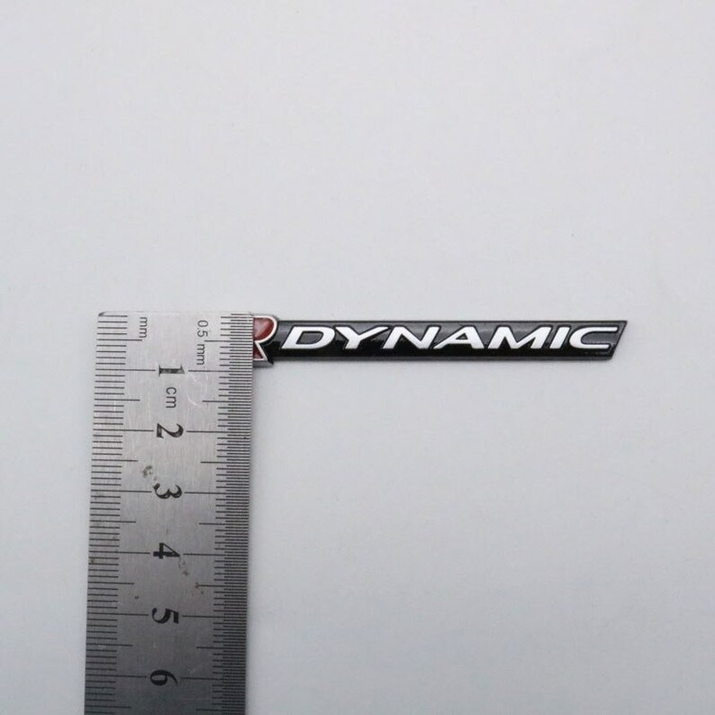 R Dynamic Car Fender Side Emblem Badges Decal Stickers Etsy