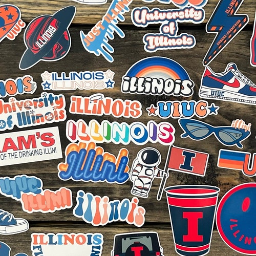 Illinois Sticker Pack choose Your Own Etsy