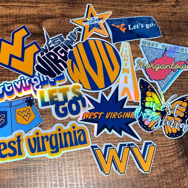 West Virginia sticker pack (choose your own!) NEW DESIGNS