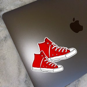 Red converse sticker
