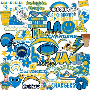 Personalized I Am A Los Angeles Chargers Fan Mascot All Over - Inspire  Uplift