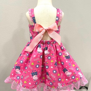 peppa birthday dress The Peppa Pig Dress – Lil Angels main image 1