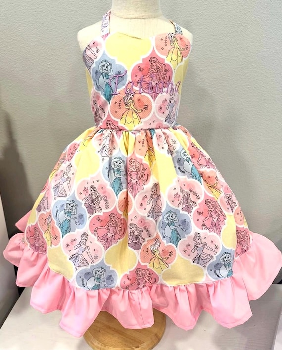 strapless open back dress Sonata Rosa Double Hand Smocked Dress (Made to order)  Amor Bambino  Childrenswear