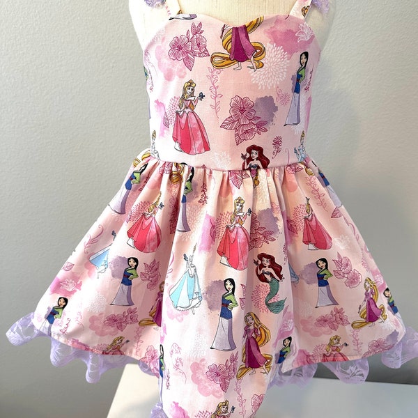 Toddler princess dress, Aurora, Cinderella, tangled, Belle, Halloween, dress up, Rapunzel, toddler dresses, birthday, custom, Handmade, bday