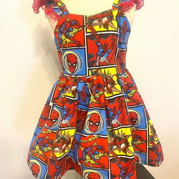 Toddler Super Hero dress Spider-Man Spidey and His Amazing Friends / Spider Gwen / Spiderman / Ghost Spider / marvel / Dress