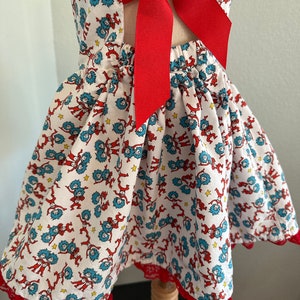 Toddler Dr Seuss Thing 1 and thing 2, costume, Halloween, toddler dresses, toddler personalized dress, rare dress, custom hard to find