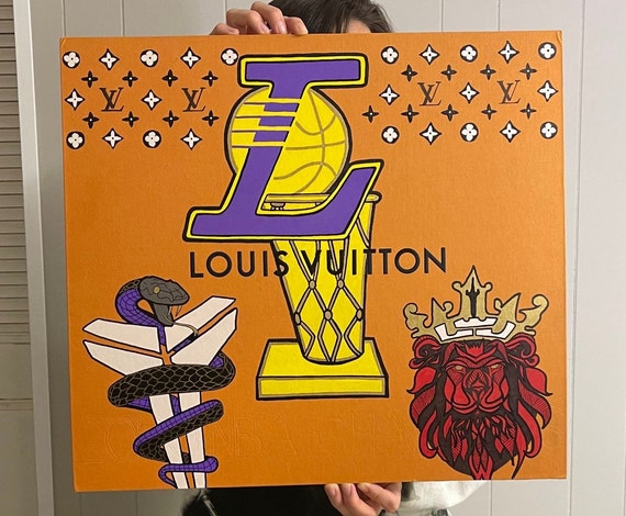 Buy Custom Hand Painted Louis Vuitton NBA Championship Los Angeles