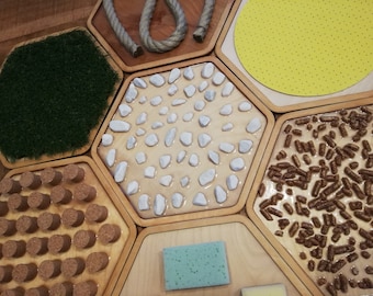 7-piece set of sensory paths