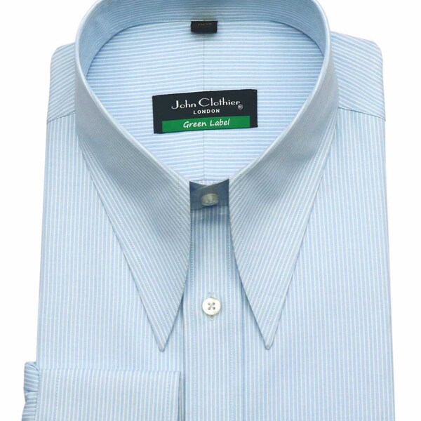 Spear Point Collar Dress Shirt - Etsy