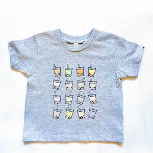 Toddler Boba Pearl Milk Tea T-shirt