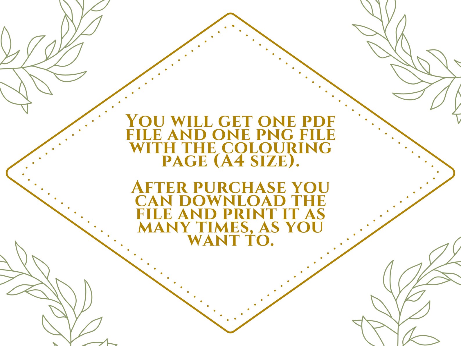 Elf Printable Coloring Page Magic Fairy for Each Age Group Instant