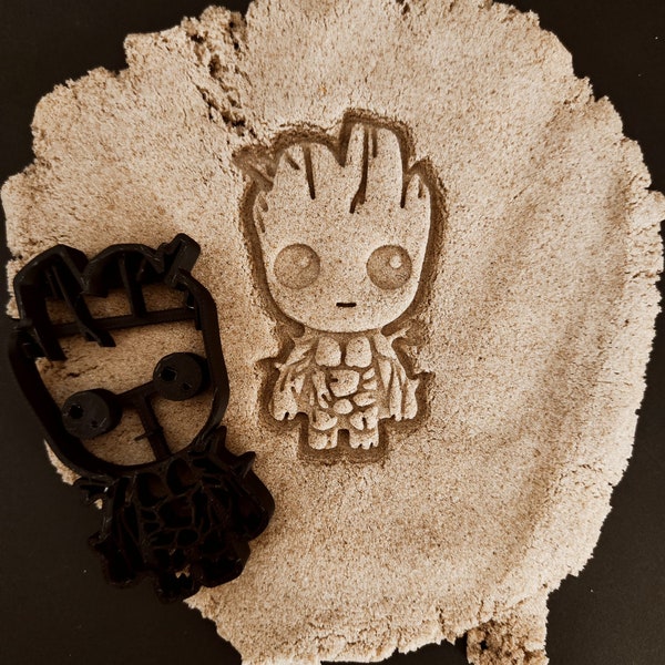 Baby Groot Cookie Cutter/Ausstechform Kekse Fondant Backen Keksdekoration Fondantschneider Tonschneider Plätzchen Geschenk Weihnachten