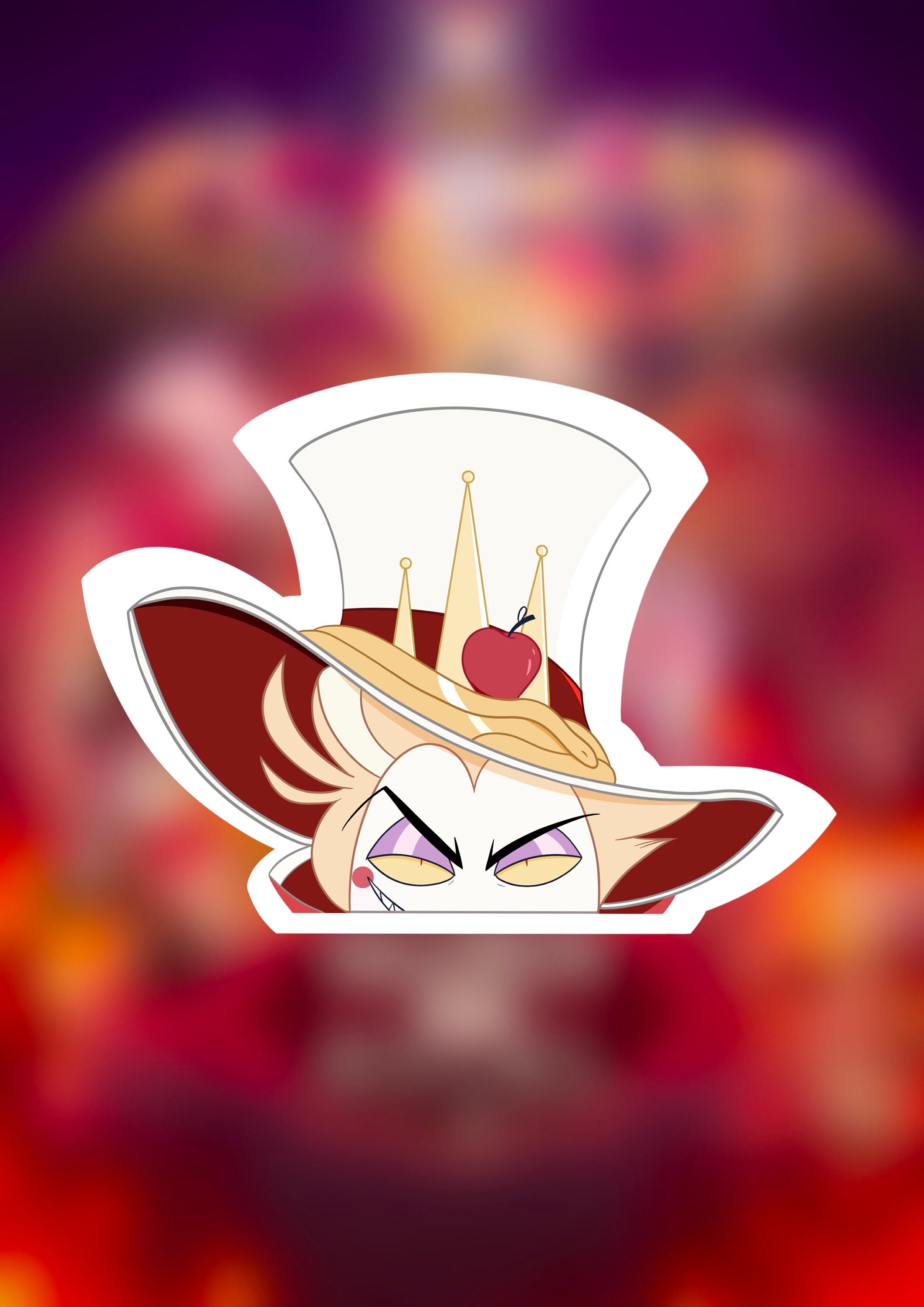Lucifer Morningstar Peeker - Hazbin Hotel - Etsy