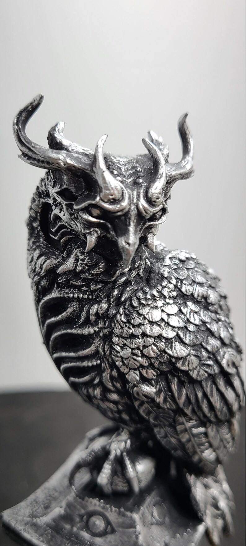 Kojiro Owl Figurine Sculpture Art Collectible Etsy
