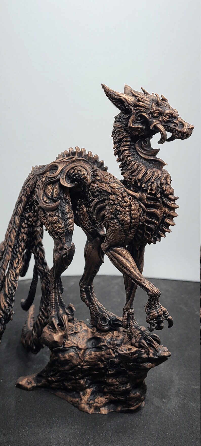 Kojiro Fox Figurine Sculpture Art Collectable Etsy