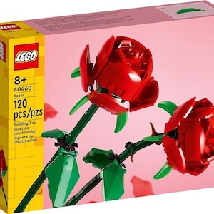 LEGO Roses Building Kit, Unique Gift for Mothers Day, Botanical Collection, Gift to Build Together