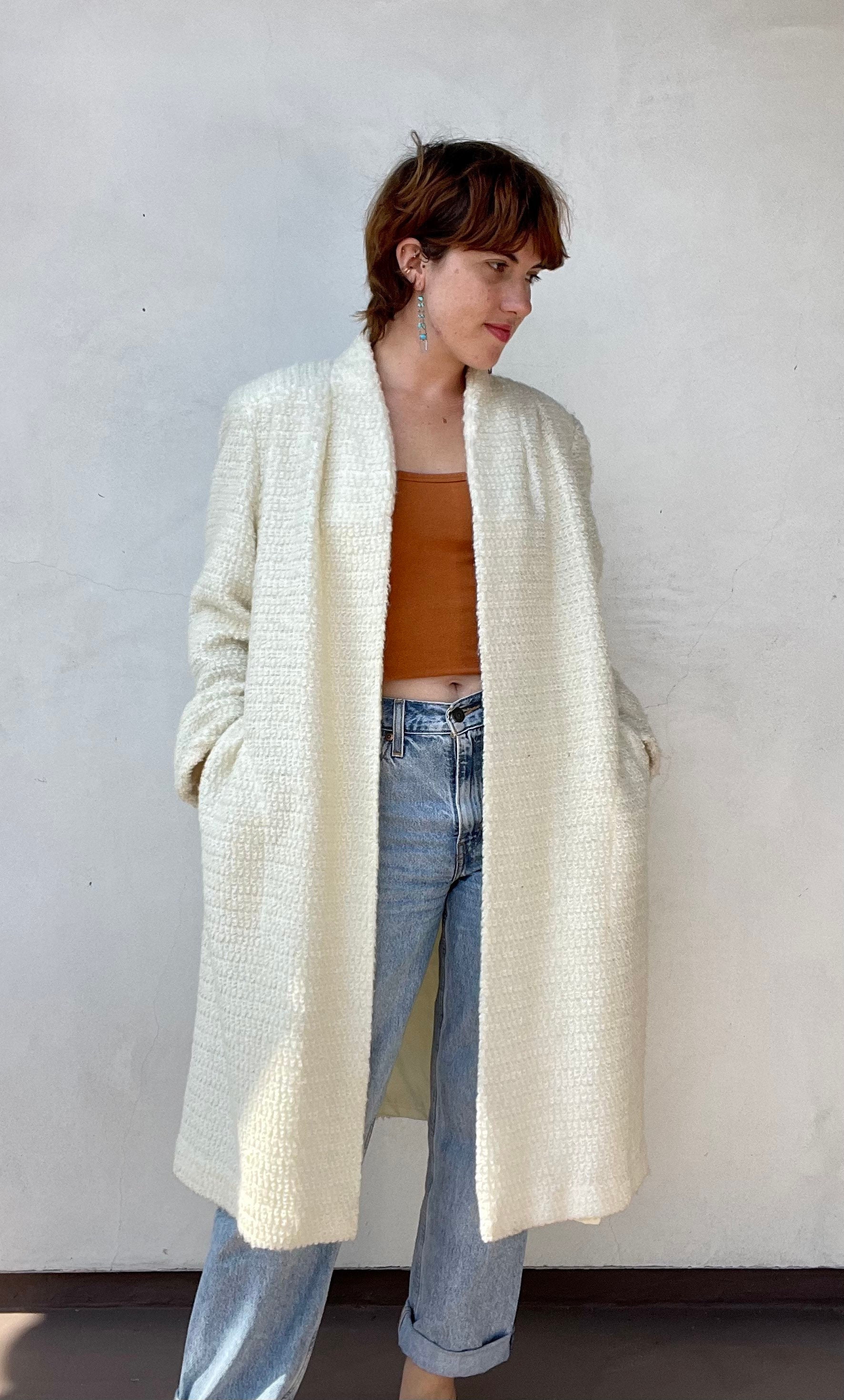 Vintage MJ Seattle Mohair Knit Duster 1970s 70s - Etsy