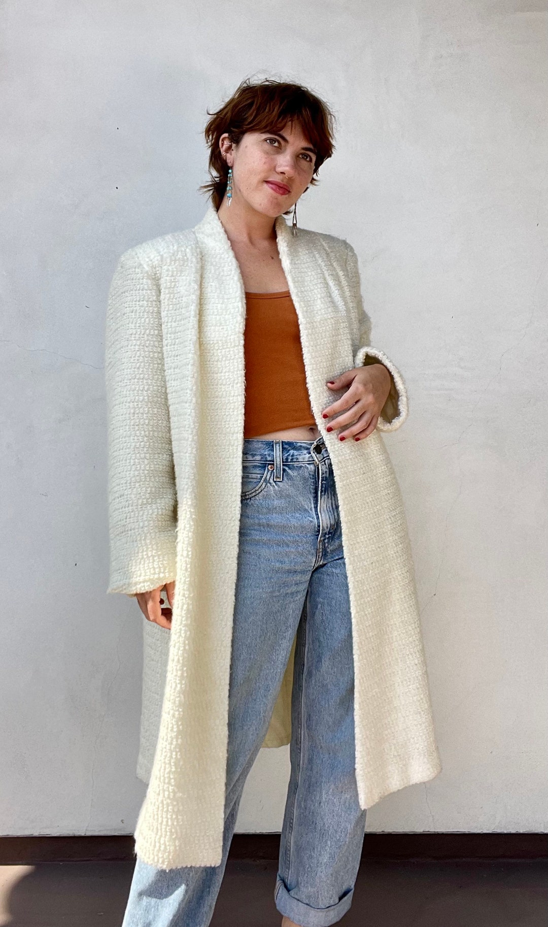 Vintage MJ Seattle Mohair Knit Duster 1970s 70s - Etsy