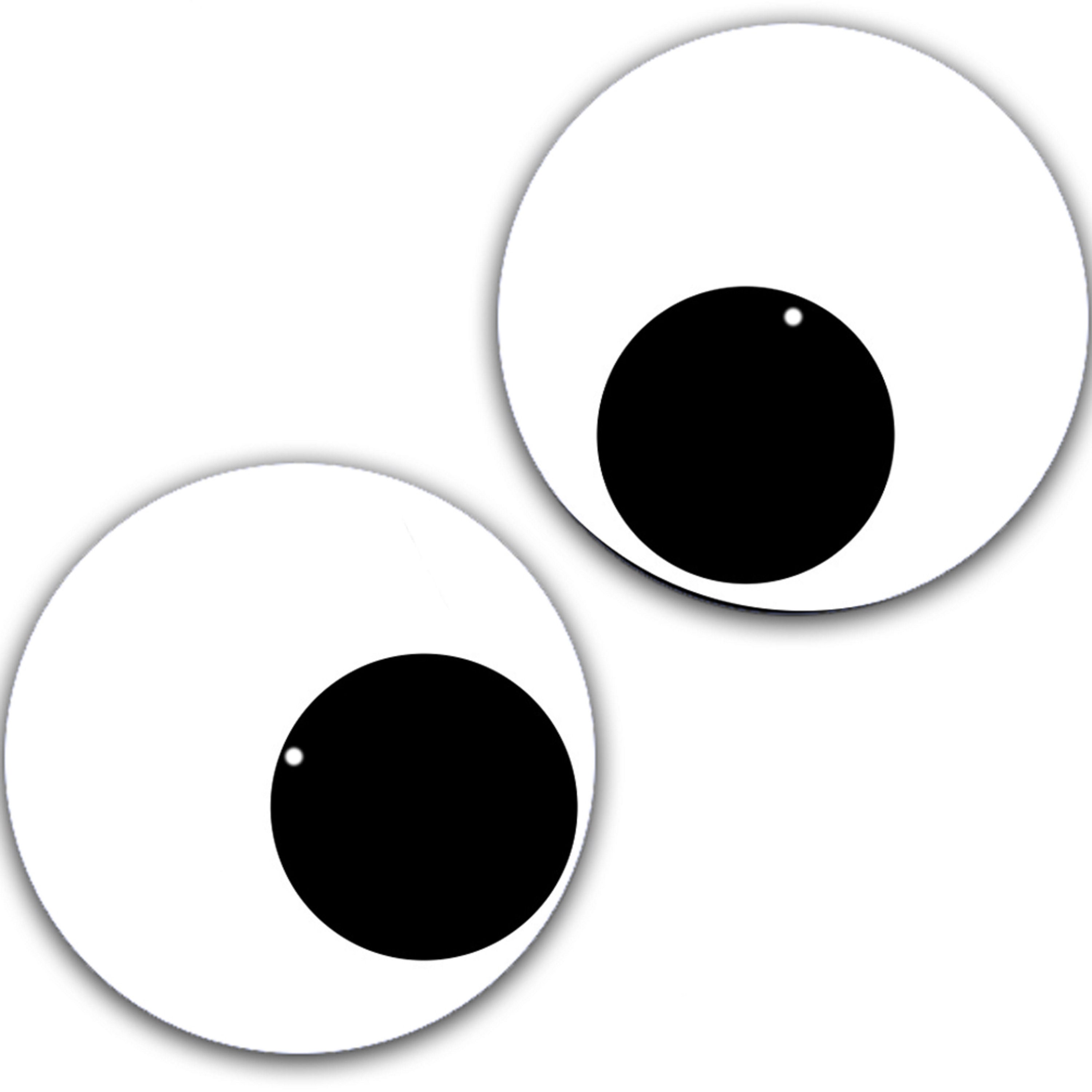 2 Pcs 7Inch Big Googly Eyes Self-Adhesive Wiggle Eyes for Party Decor DIY  Crafts