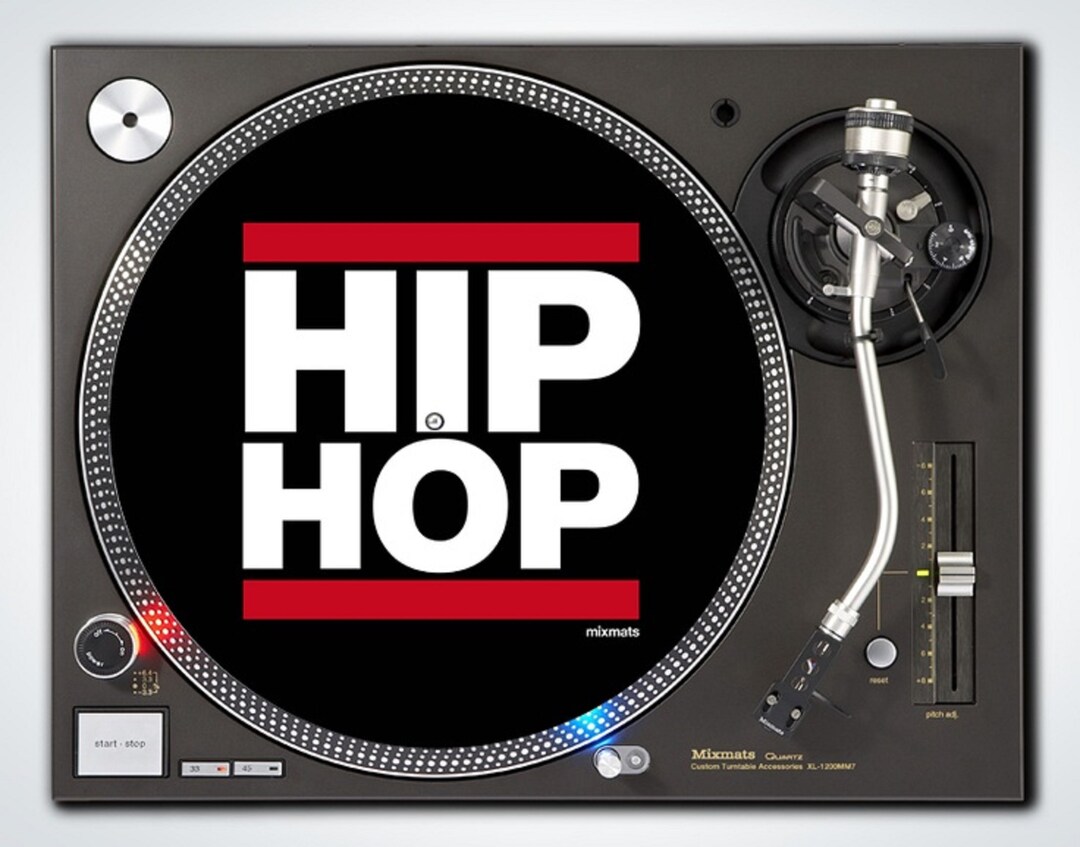 Hip Hop 1 Vinyl Memorabilia 12 Inch Slip Mat Turntable Slipmat DJ