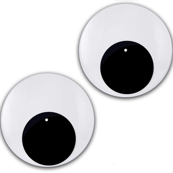 DJ One Pair Big Googly Eyes 2 Vinyl Memorabilia 12 Inch Slip Mat Turntable  Slipmat DJ Platter Pad X2 