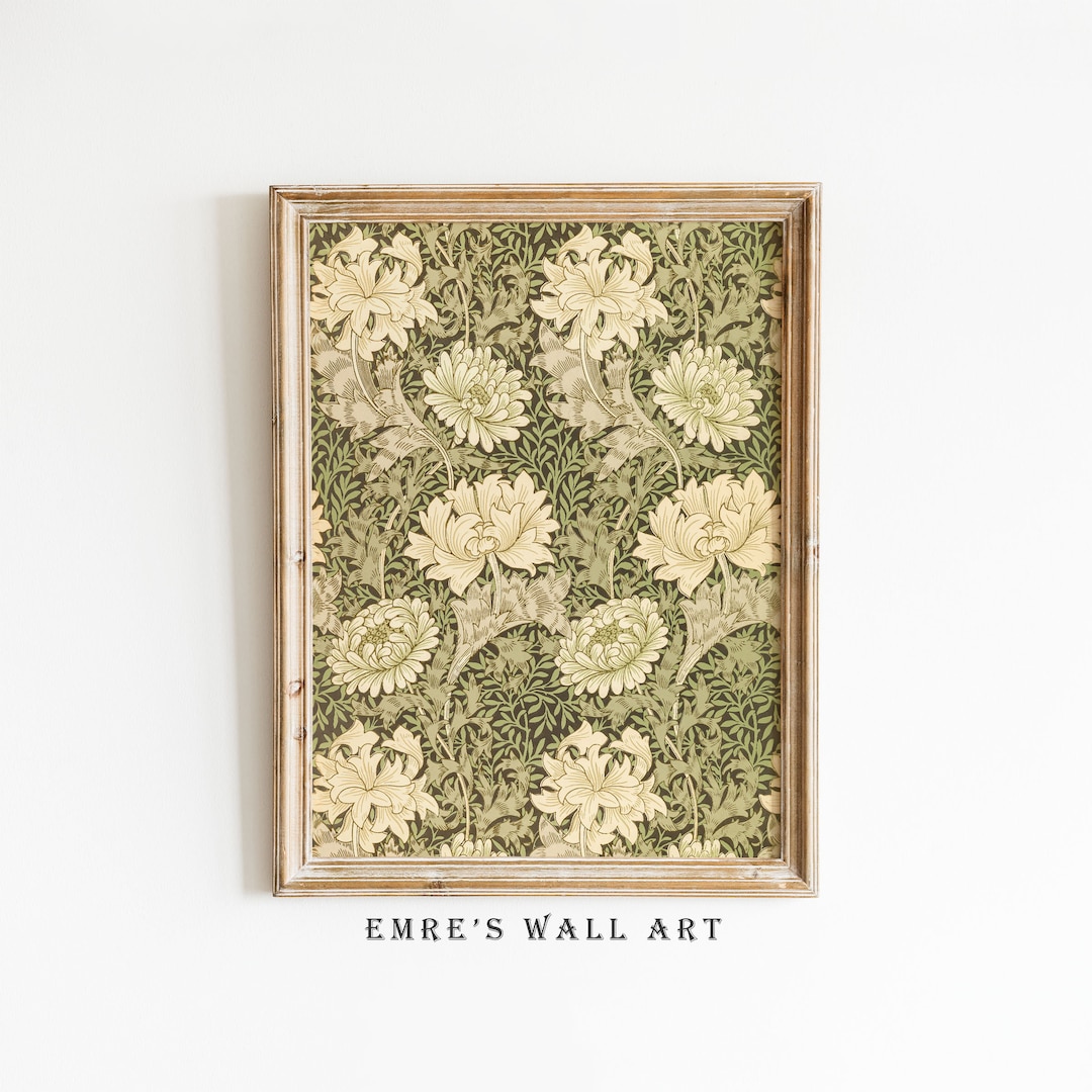 Floral Prints Wall Art, Tapestry Printable, Vintage Tapestry Art Print