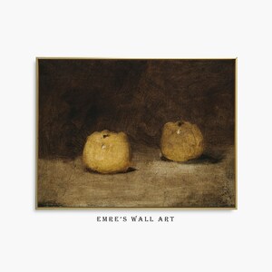 Rustic Apple Painting: Vintage Farmhouse Kitchen Wall Art (Digital Download)
