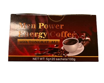 men power energy coffee