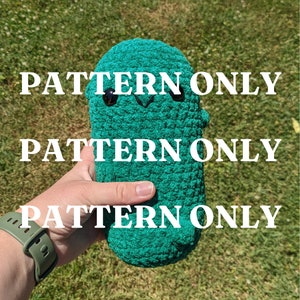 Emotional Support Pickle Crochet Pattern Instant Download PDF No