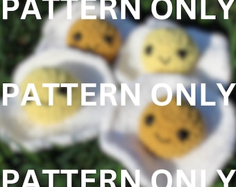 Spiegelei Muster häkeln (NUR MUSTER)