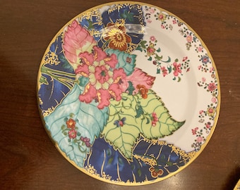 10” Tin Tobacco Leaf Plates