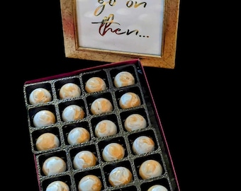 Salted Caramel  Luxury, Handmade Chocolates - Perfect  Gift