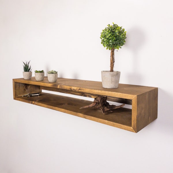 Floating Console Table, Floating Entryway Table, Floating Shelf, Rustic Shelf