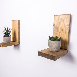 Wall Plant Shelf, Floating Shelves, Plant Shelves, Wall Decor
